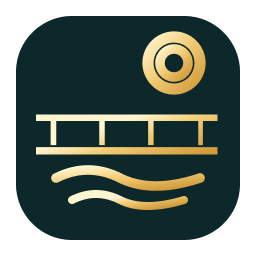 Taras i widok na jezioro solińskie